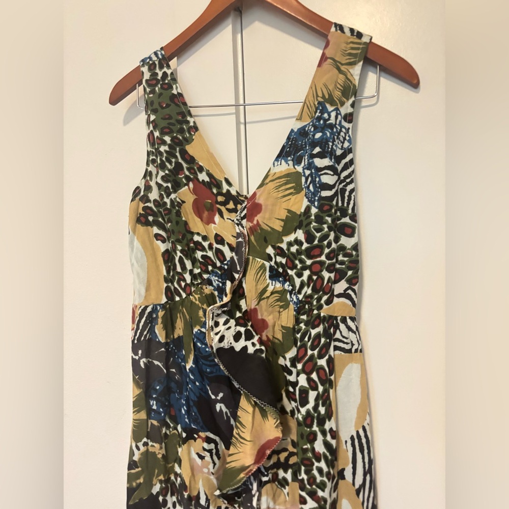 Grace Elements Animal Print Ecclectic Ruffle Maxi… - image 4